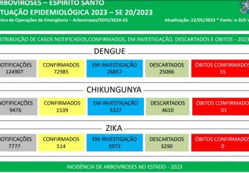 Espírito Santo tem aumento significativo de casos de arboviroses