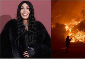 Cher abandona Malibu após incêndio florestal que devasta região